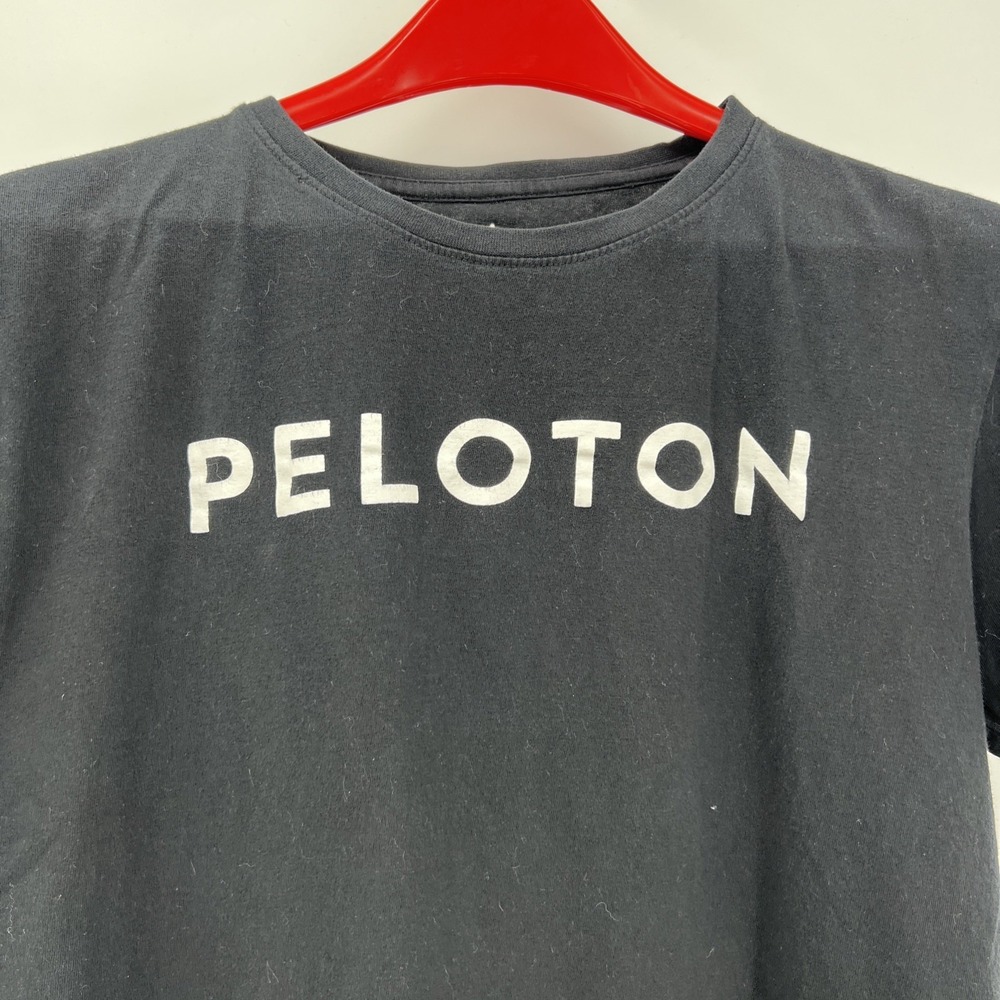 Peloton Tee Century‎ 100 Small Black Short Sleeve Crewneck Milestone Collection - Picture 6 of 8